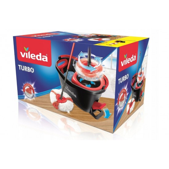 Vileda / Набор для уборки Турбо (швабра + ведро с педальным отжимом) Vileda / Набор для уборки Турбо (швабра + ведро с педальным отжимом)